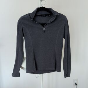 Eastern Mountain Gray Quarter-Zip Pullover